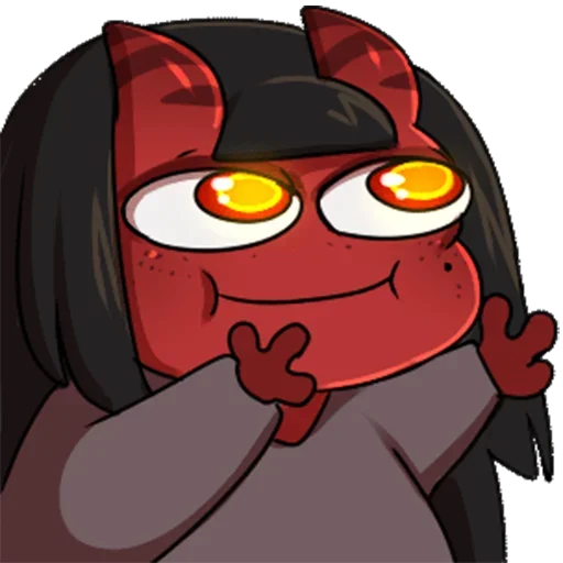🥰 Стикер «Meru the succubus» для Telegram
