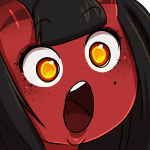 😮 Стикер «Meru the succubus» для Telegram