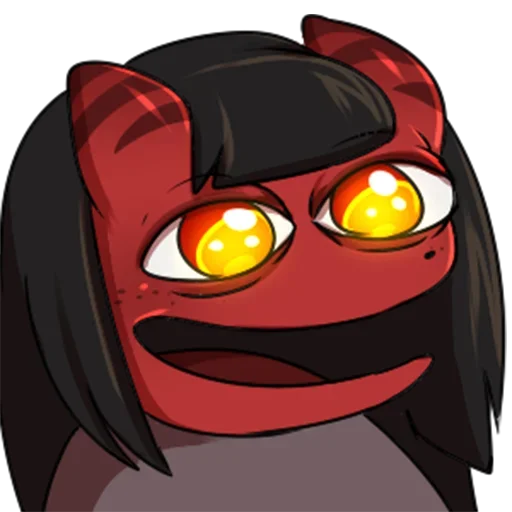 😀 Стикер «Meru the succubus» для Telegram