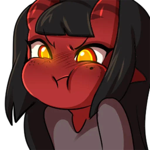 😂 Стикер «Meru the succubus» для Telegram