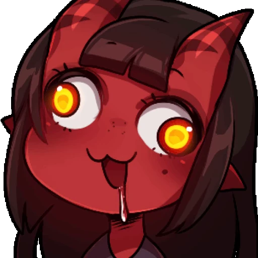 🥴 Стикер «Meru Animated» для Telegram