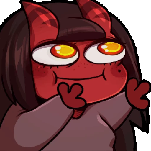 🤗 Стикер «Meru Animated» для Telegram