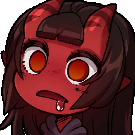 😐 Стикер «Meru Animated» для Telegram