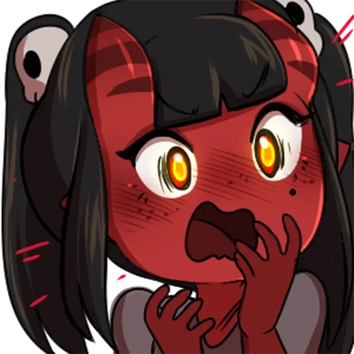 😯 Стикер «Meru Succubus» для Telegram