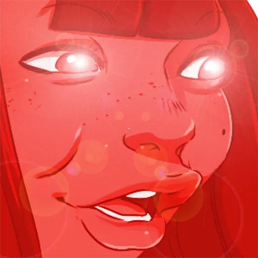 😮 Стикер «Meru Succubus» для Telegram