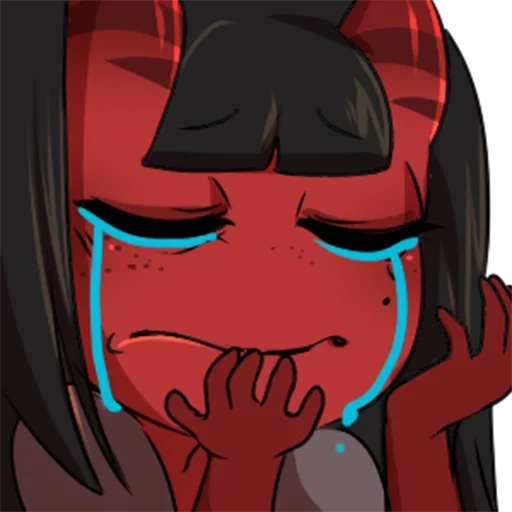 😭 Стикер «Meru Succubus» для Telegram