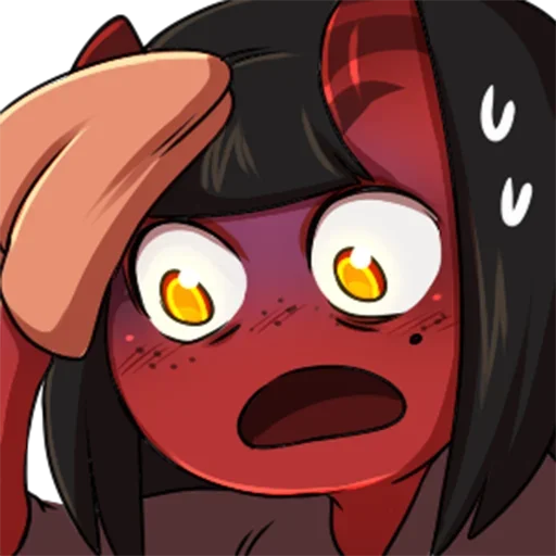 😮 Стикер «Meru Succubus» для Telegram