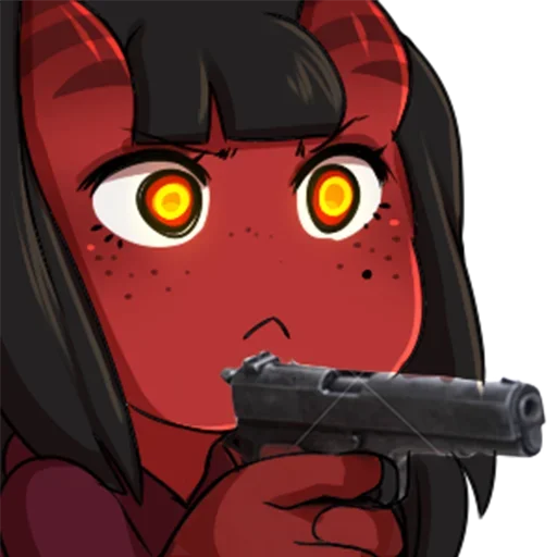 😠 Стикер «Meru Succubus» для Telegram