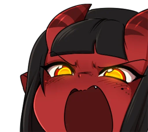 😡 Стикер «Meru Succubus» для Telegram