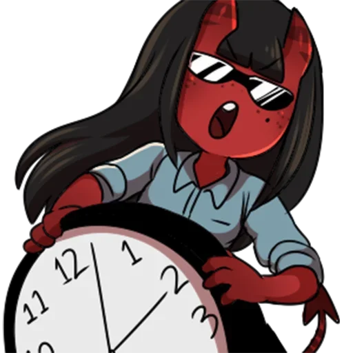 😕 Стикер «Meru Succubus» для Telegram