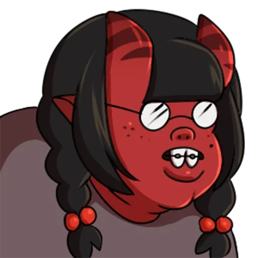 Стикерпак Meru Succubus для Telegram