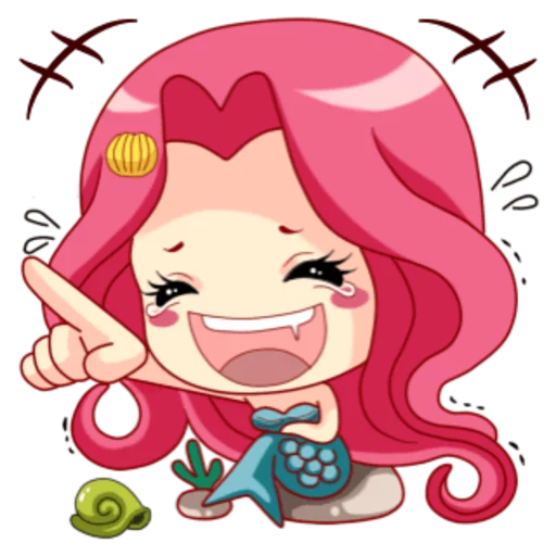 😂 Стикер «Mervenus Sweet Mermaid Of The Sea» для Telegram