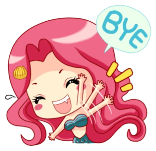 👋 Стикер «Mervenus Sweet Mermaid Of The Sea» для Telegram