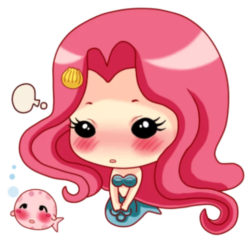 😳 Стикер «Mervenus Sweet Mermaid Of The Sea» для Telegram