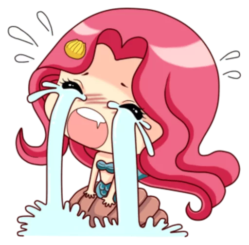 😭 Стикер «Mervenus Sweet Mermaid Of The Sea» для Telegram