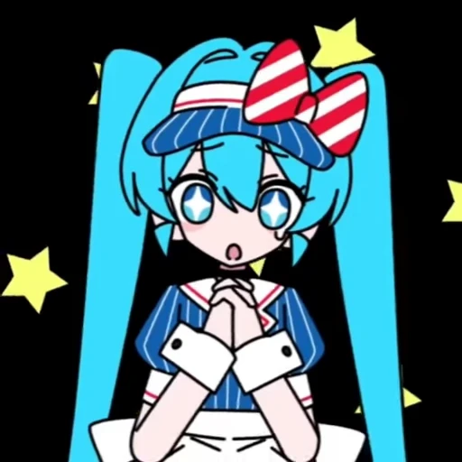 🎀 Стикер «Vocaloid» для Telegram