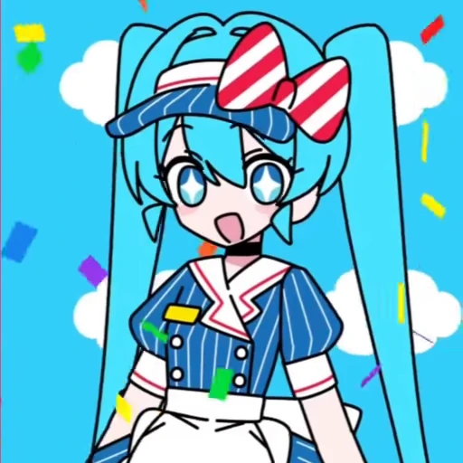 🎀 Стикер «Vocaloid» для Telegram
