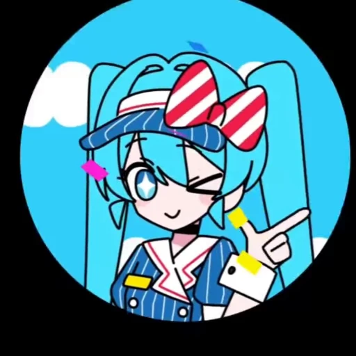 🎀 Стикер «Vocaloid» для Telegram