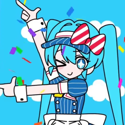 🎀 Стикер «Vocaloid» для Telegram