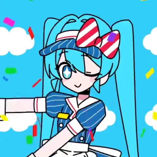 🎀 Стикер «Vocaloid» для Telegram