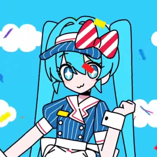 🎀 Стикер «Vocaloid» для Telegram