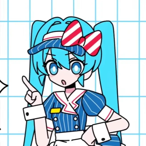 🎀 Стикер «Vocaloid» для Telegram