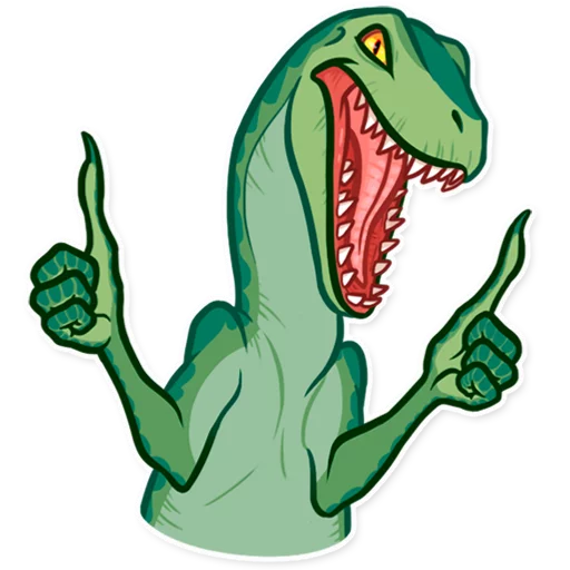 👍 Стикер «Dinosaurs» для Telegram
