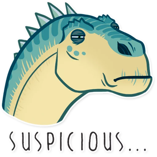 😒 Стикер «Dinosaurs» для Telegram