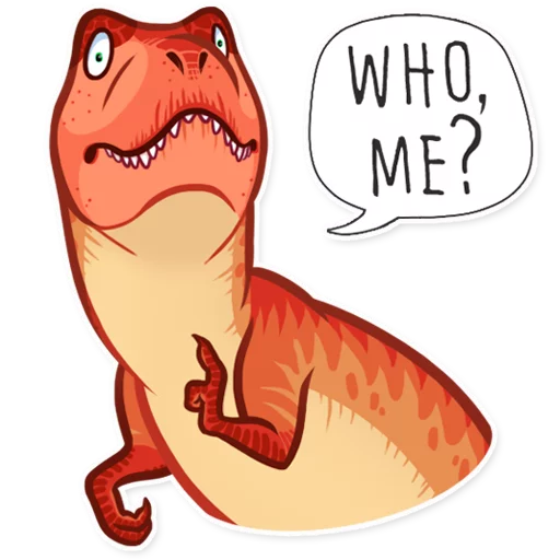 😯 Стикер «Dinosaurs» для Telegram