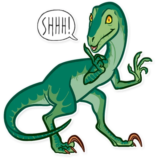 🤐 Стикер «Dinosaurs» для Telegram