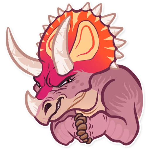 😈 Стикер «Dinosaurs» для Telegram