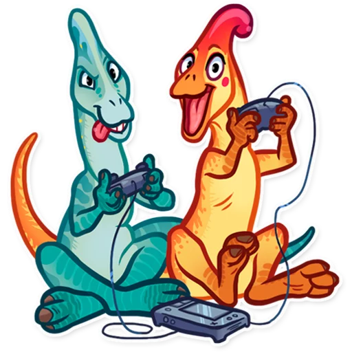 🎮 Стикер «Dinosaurs» для Telegram
