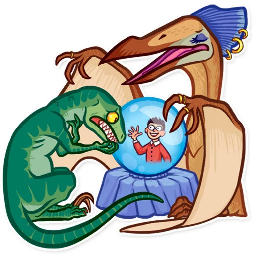 🔮 Стикер «Dinosaurs» для Telegram