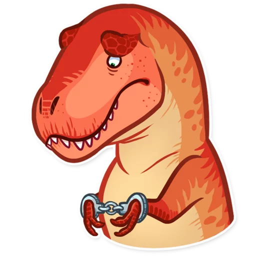 😔 Стикер «Dinosaurs» для Telegram