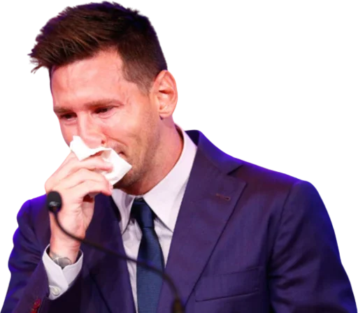 😭 Стикер «Lionel Messi» для Telegram