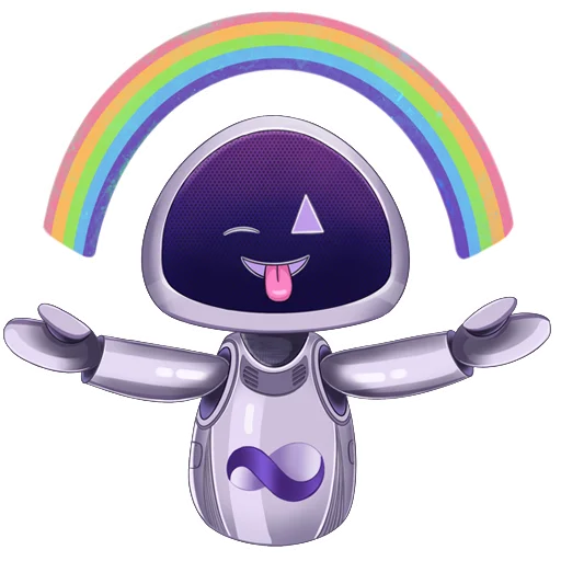 😜 Стикер «Meta вселенная Infinity» для Telegram