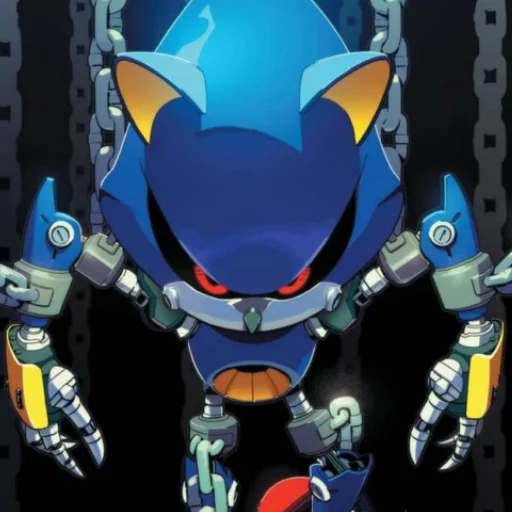 🤖 Стикер «Metal Sonic» для Telegram
