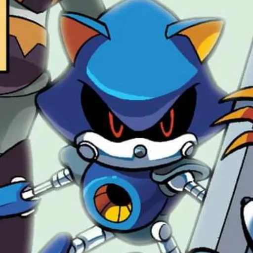 🤖 Стикер «Metal Sonic» для Telegram