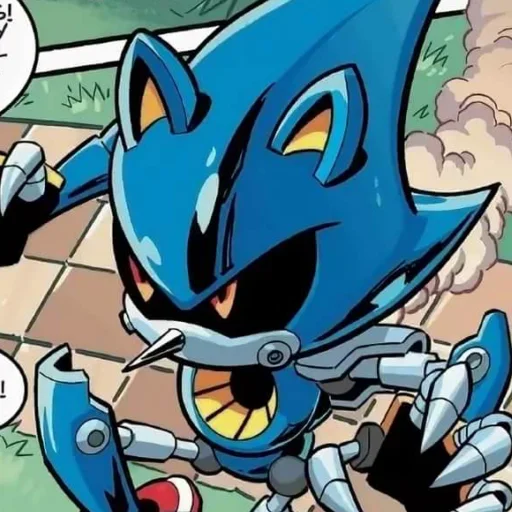 🤖 Стикер «Metal Sonic» для Telegram