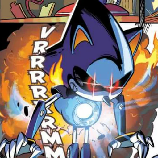 👹 Стикер «Metal Sonic» для Telegram