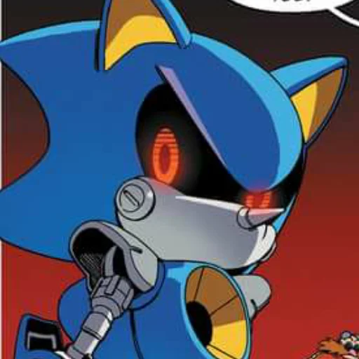 🤖 Стикер «Metal Sonic» для Telegram