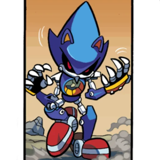 🤖 Стикер «Metal Sonic» для Telegram