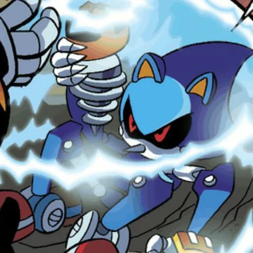 🤖 Стикер «Metal Sonic» для Telegram