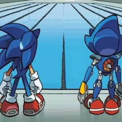 🏊 Стикер «Metal Sonic» для Telegram