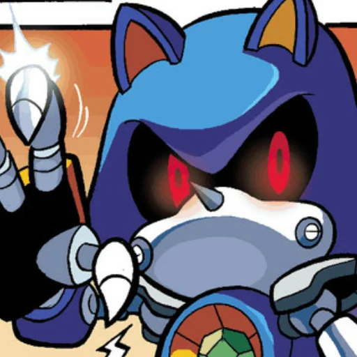 🤖 Стикер «Metal Sonic» для Telegram