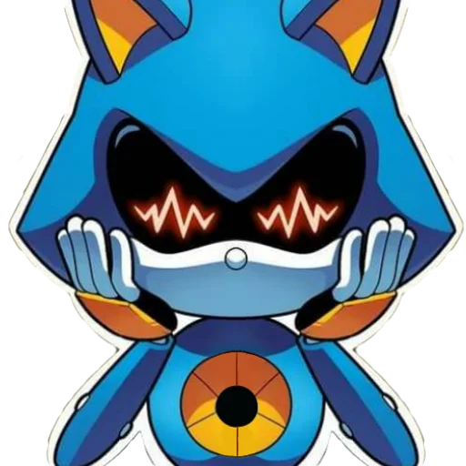 🤑 Стикер «Metal Sonic» для Telegram