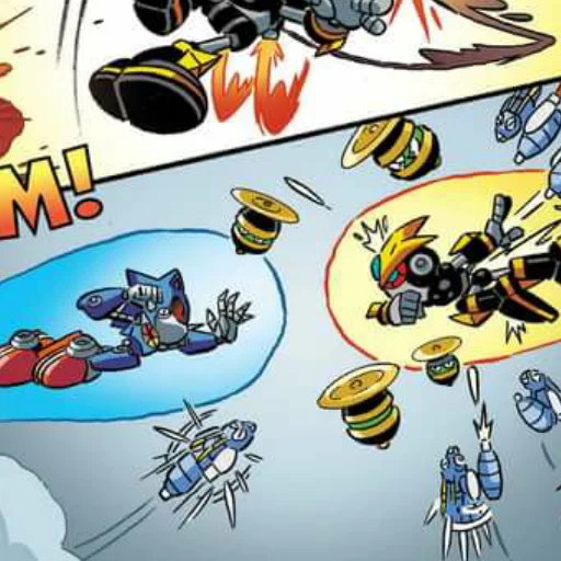🤖 Стикер «Metal Sonic» для Telegram