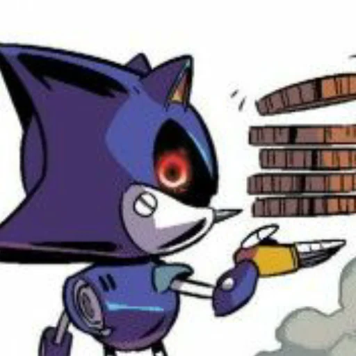 🙂 Стикер «Metal Sonic» для Telegram