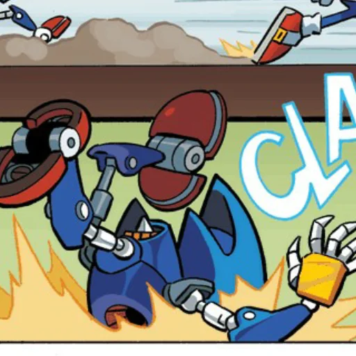 😵 Стикер «Metal Sonic» для Telegram