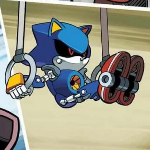 🏋️ Стикер «Metal Sonic» для Telegram